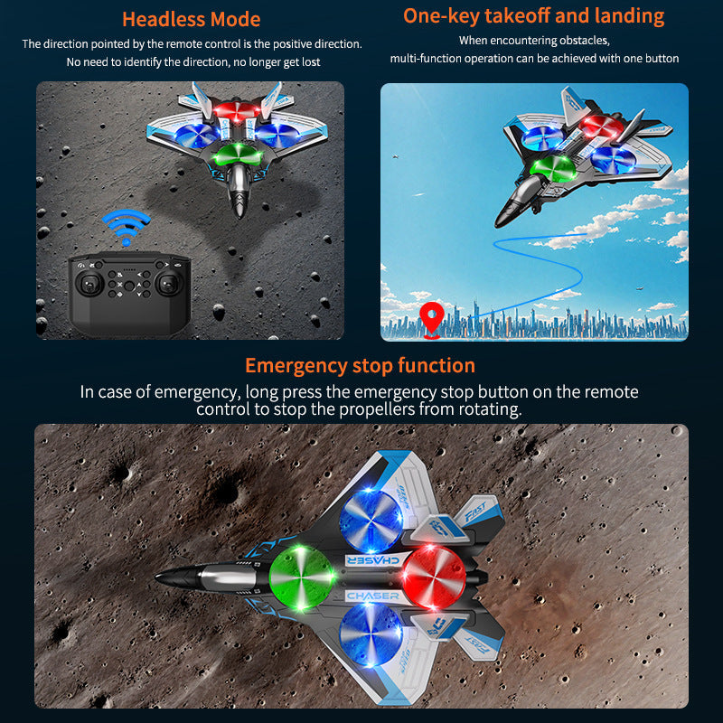 Children's remote control airplanes, fighter jets, gliders