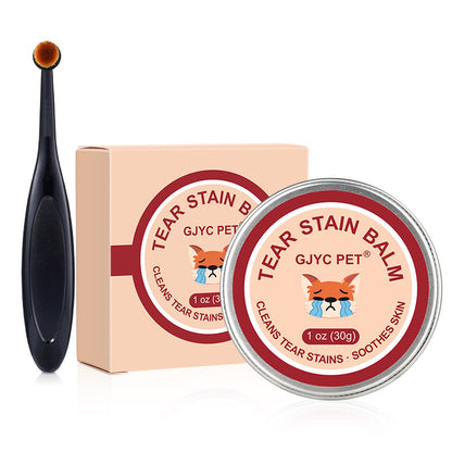 👀✨ GJYC PET Tear Stain Protection Cream & Brush Set 🐱🐶 for dogs & Cats