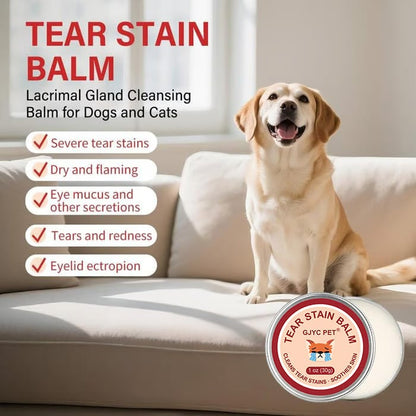 👀✨ GJYC PET Tear Stain Protection Cream & Brush Set 🐱🐶 for dogs & Cats