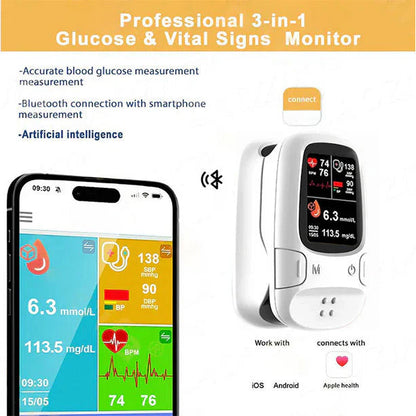 🔥The Best Christmas Gift Develops Newly Launched Non-Invasive Smart Glucose Meter