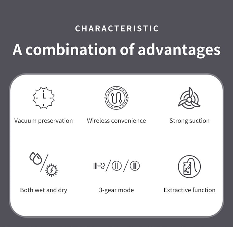 🥗 Keep Your Food Fresh ✨Mini Wireless Vacuum Sealer
