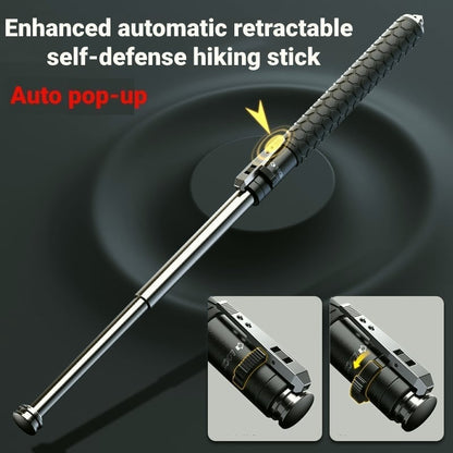 Enhanced Automatic Retractable Self-Defense Hiking Stick