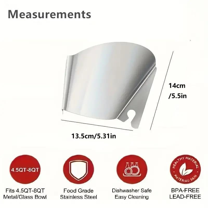 Stainless steel Pouring Shield