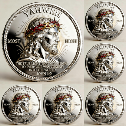 🏆Flash Sale 60% OFF - 🙏“Yahweh – The Living Light” Faith Commemorative Coin