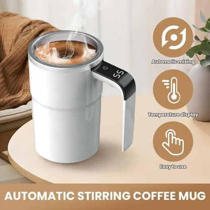 Electric coffee cup with heating function