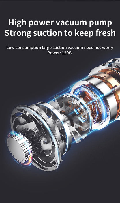 🥗 Keep Your Food Fresh ✨Mini Wireless Vacuum Sealer