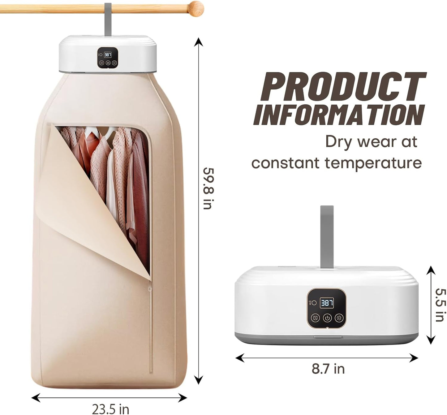 Portable clothes dryer - Mini/compact clothes dryer