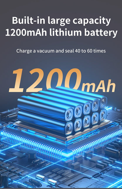 🥗 Keep Your Food Fresh ✨Mini Wireless Vacuum Sealer