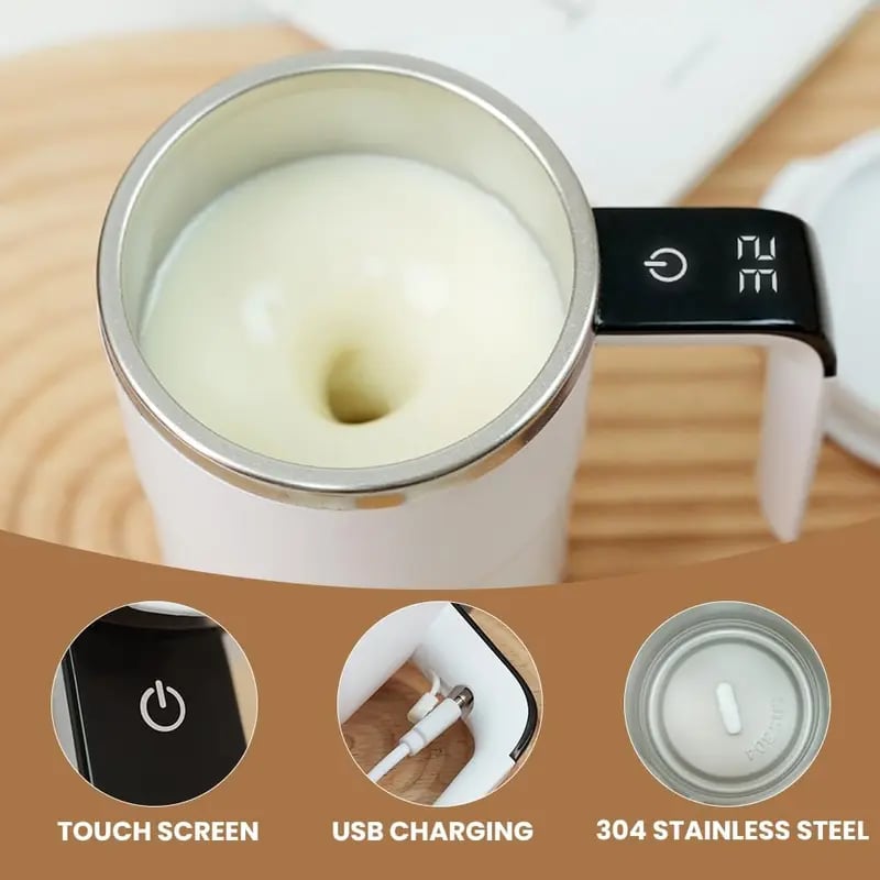Electric coffee cup with heating function
