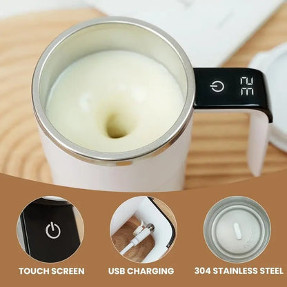 Electric coffee cup with heating function