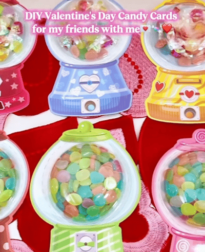 Candy Cards Gift Set | 36/18 Pcs with Plastic Domes, DIY Treat Holders for Classroom Exchange, Kids & Couples 💝🎁🍬