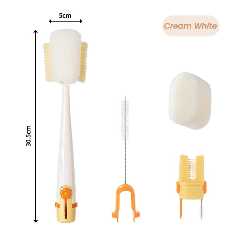 😫Stop the Hidden Germs!🧴5-in-1 Bottle Cleaning Brush (Multifunctional)