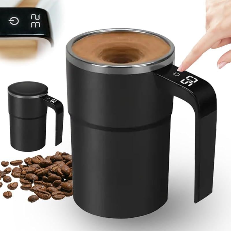 Electric coffee cup with heating function