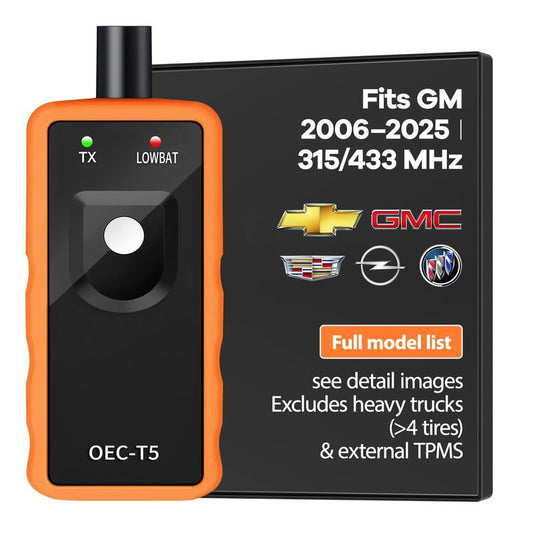 TPMS Relearn Tool for GM Vehicles (2006–2025)